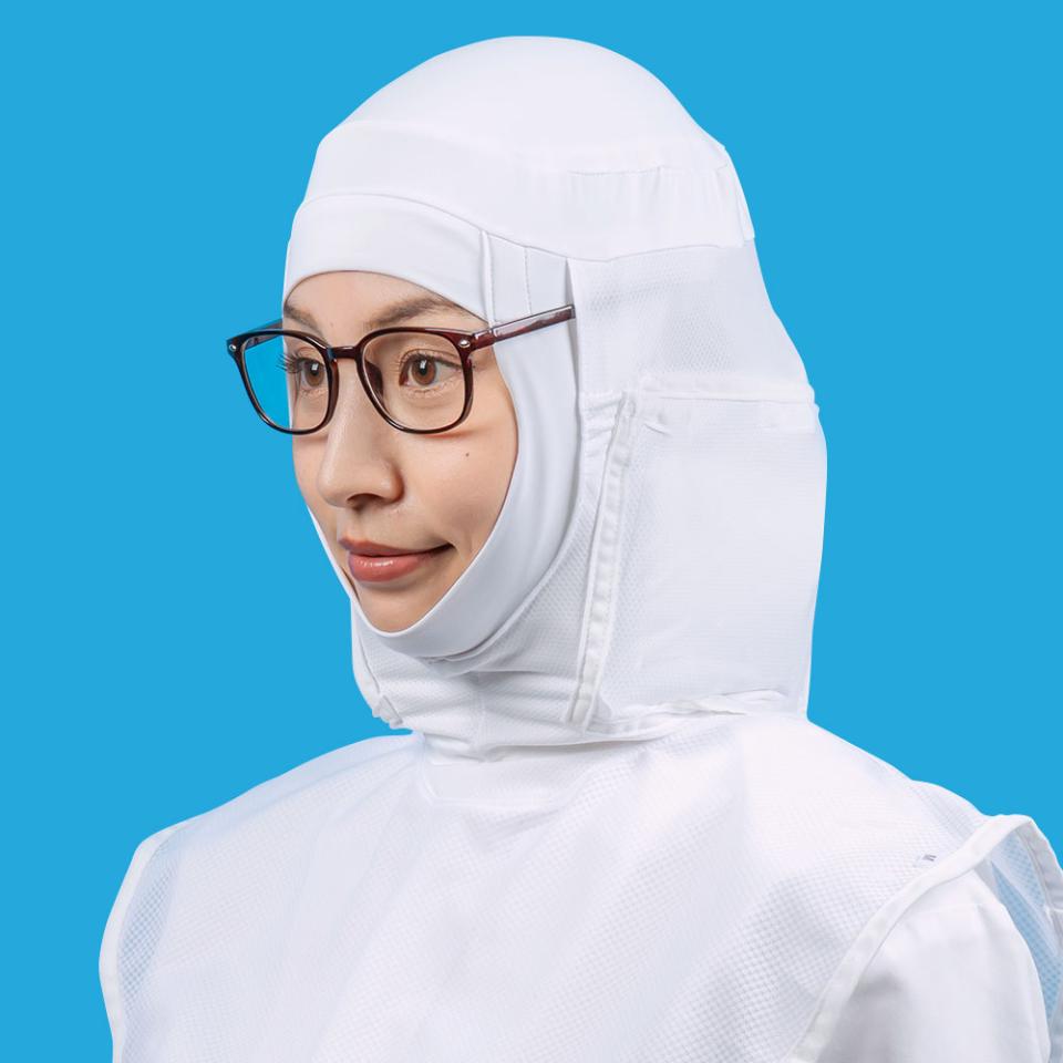 アイスサニキャップ メガネ着用時